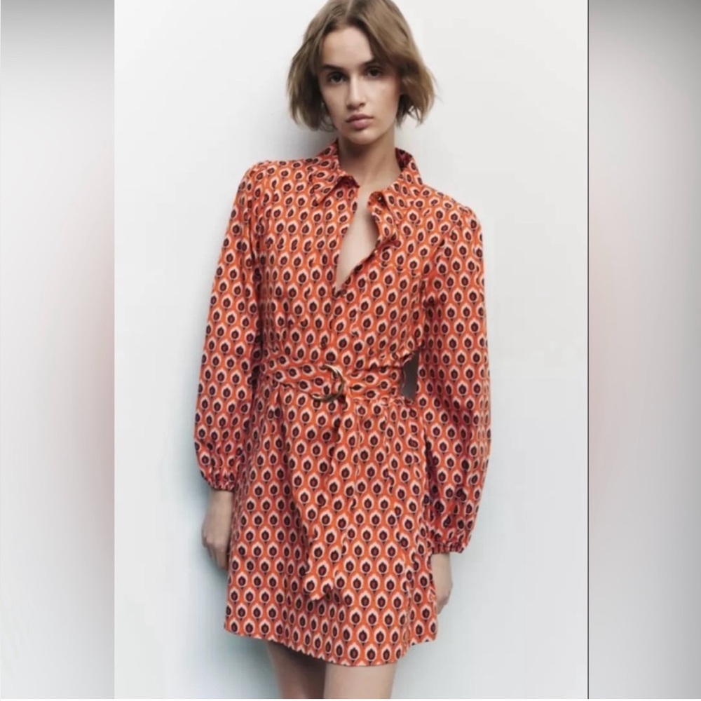 Zara THE BRIGITTE Mini Dress Size Large
